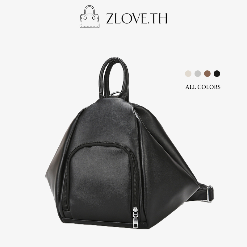 ZLOVE จัดส่งจากประเทศไทย กระเป๋าสะพายสุภาพสตรี ความจุขนาดใหญ่ วินเทจเรียบง่าย สีทึบ กระเป๋าสวย