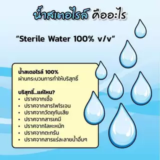 [1 ลัง / 10 ขวด]น้ำสำหรับชงอาหารเหลว 1000 มล. ปลอดเชื้อ ใช้งานง่าย พกพาสะดวก
