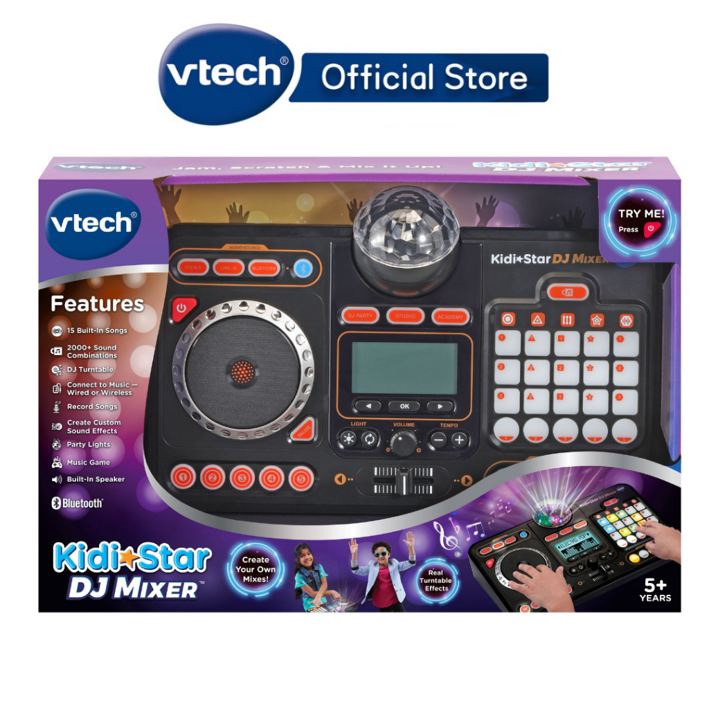 VTech خلاط دي جي KidiStar للأطفال (5+ سنوات) — صورة 5