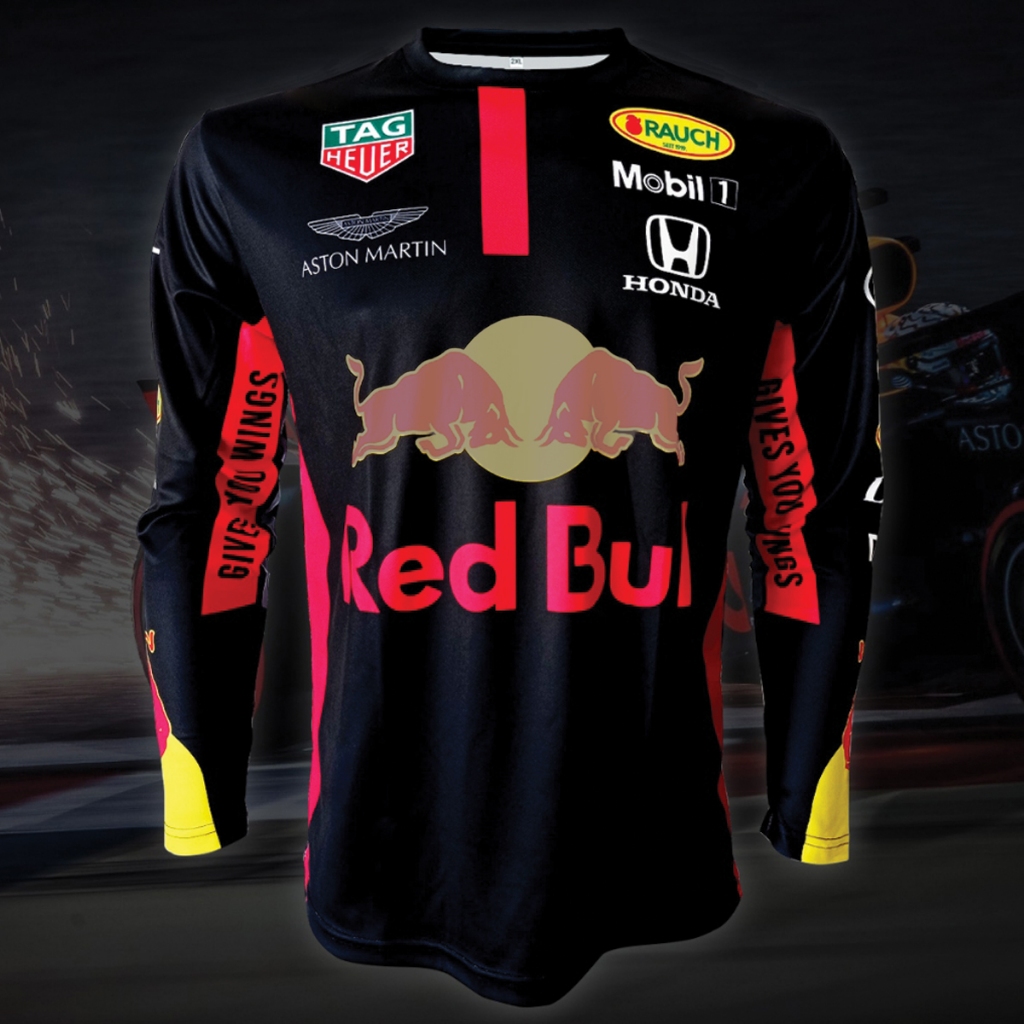 เสื้อคอกลมแขนยาว F1 ทีม เรดบูล เรสซิ่ง #FM0102 รุ่น อเล็กซ์ อัลบอน#23 ไซส์ S-5XL