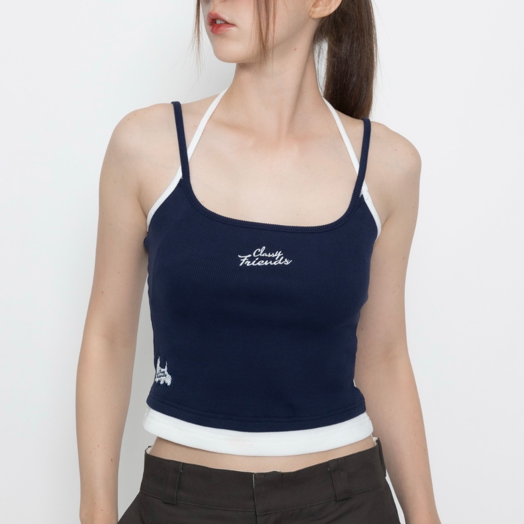 Classy Club - เสื้อกล้าม สายเดี่ยว รุ่น Peek A Paw Tank Top - Classy Friends Furreal Col.