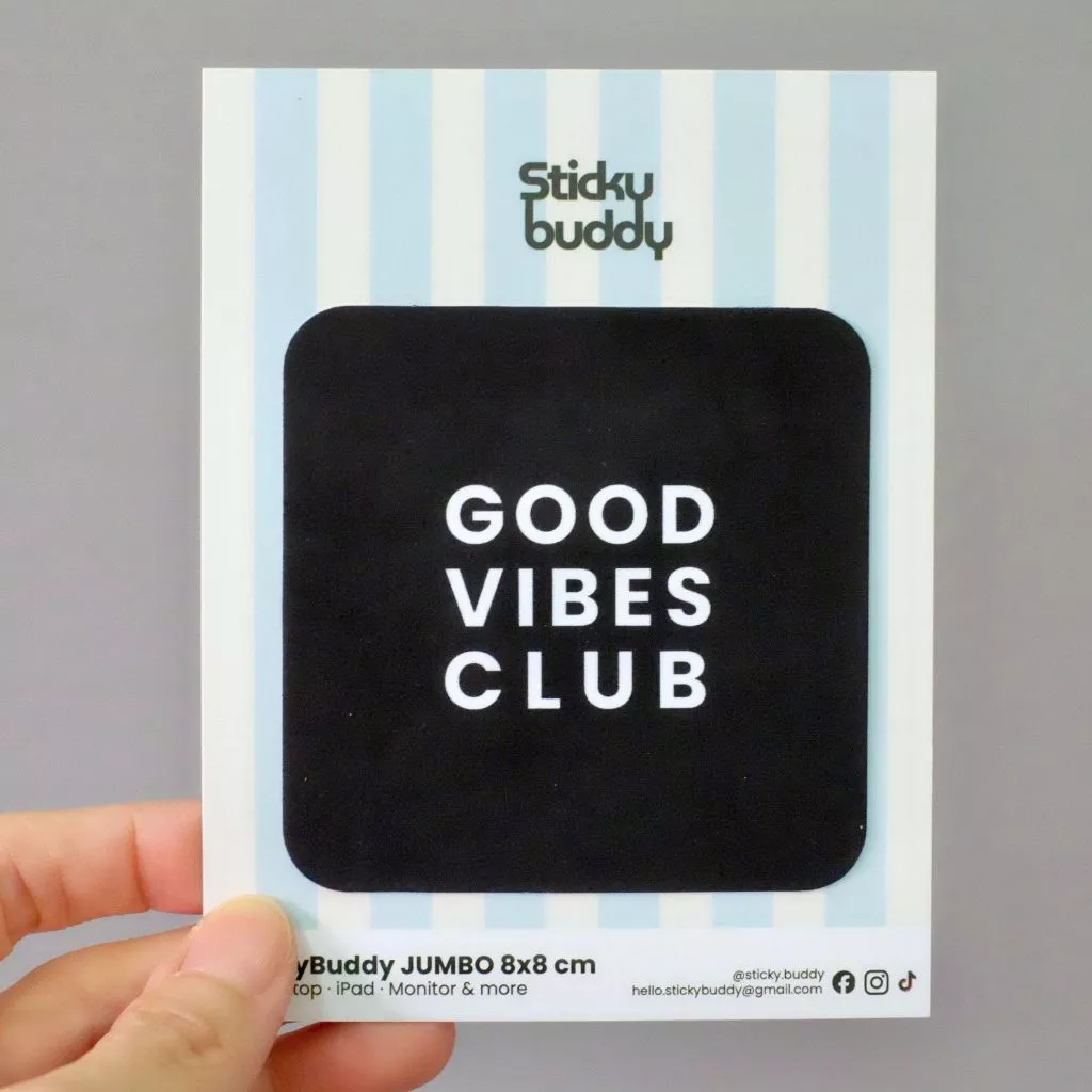 ที่เช็ดหน้าจอแบบติดได้ StickyBuddy สำหรับมือถือ โน๊ตบุ๊ค Gadget เลนส์ thumbnail 5