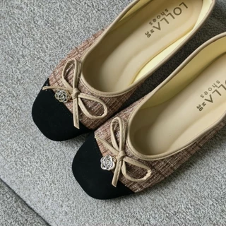 OHODOODEE รองเท้าคัทชูรุ่น Classy Tweed Charm M565