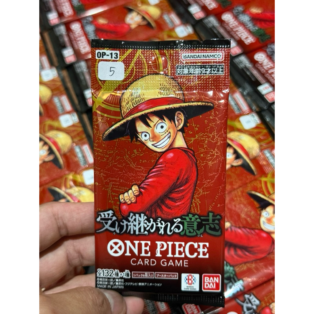【UNBOX วันพีซ OP-13 (27 MAY) Box Japan มีลุ้นทุกซอง‼️】ONE PIECE CARD GAME BOOSTER PACK - Carrying on His Will [OP-13]