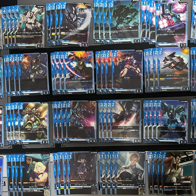 [GD01-R, U, C,][ฟ้า] Newtype Rising Gundam Card Game (GCG)  GD01 Blue อะไหล่สีฟ้า พร้อมส่ง