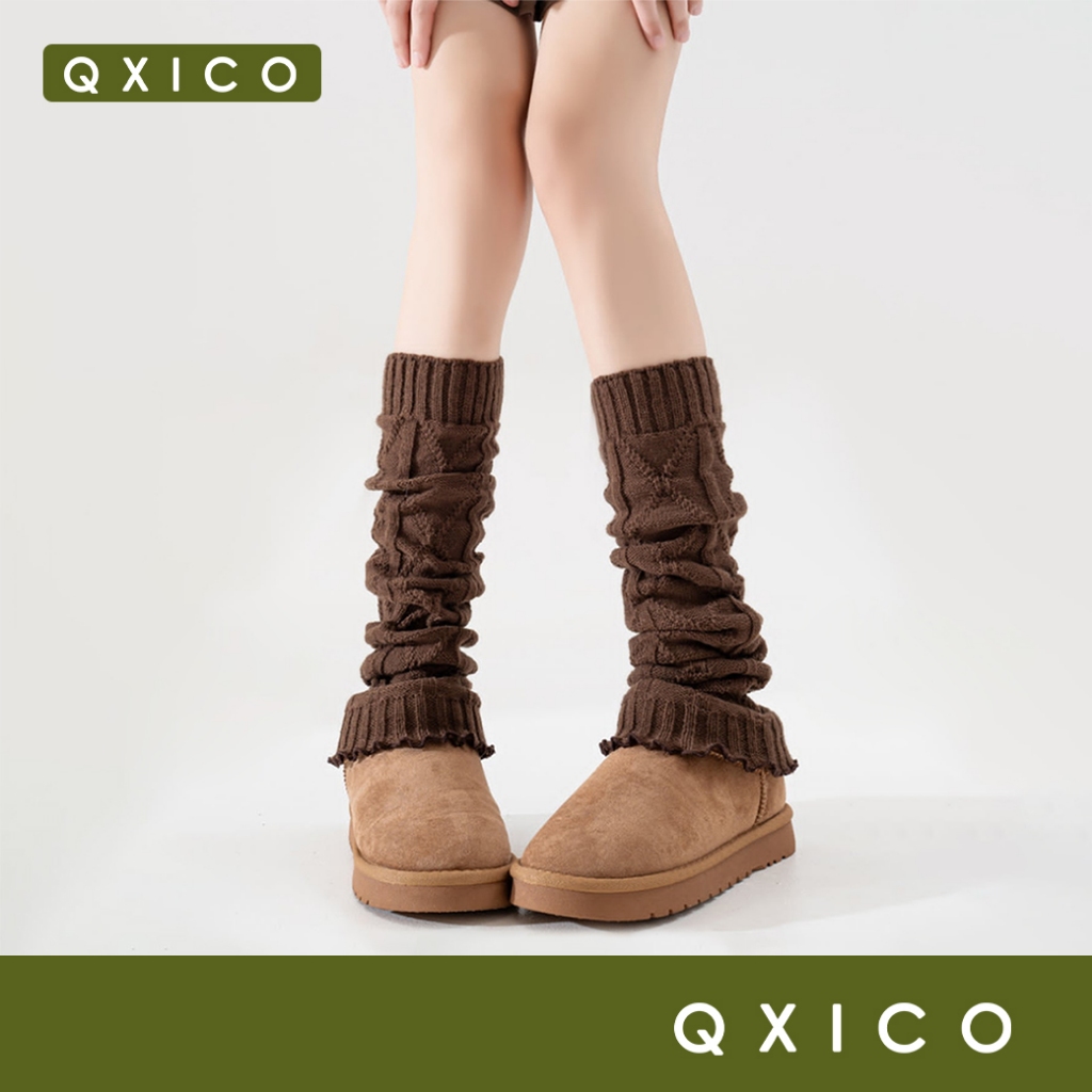 Qxico รุ่น CJ31 ปลอกขาไหมพรม ปลอกสวมขากันหนาว