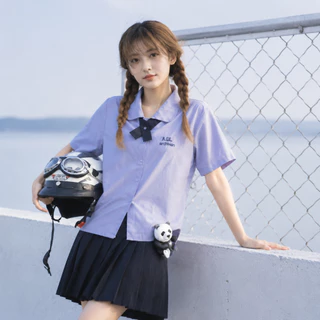 🔥พร้อมส่ง🔥ชุดนักเรียนไทย jk หลวม คอกลม แขนสั้น เสื้อ กระโปรงจีบ สูท กระโปรงหลากสไตล์ให้เลือก ชุดนักเรียนหญิง