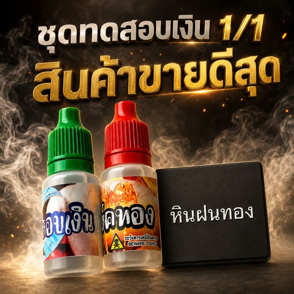 ชุดทดสอบทองชุดประหยัด ครบชุด