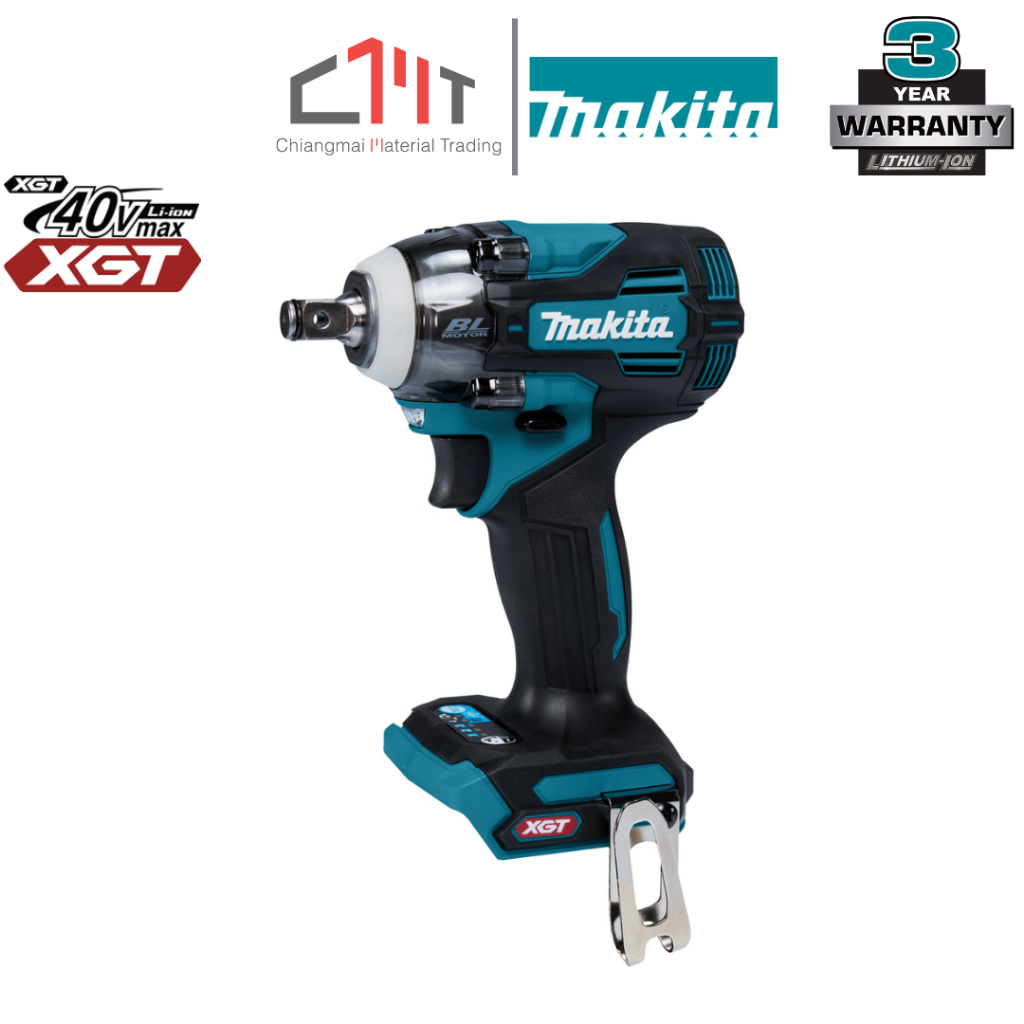 MAKITA เครื่องขันบล๊อกไร้สาย 40V 1/2"  350Nm. No.TW004GZ (เฉพาะตัวเครื่อง)