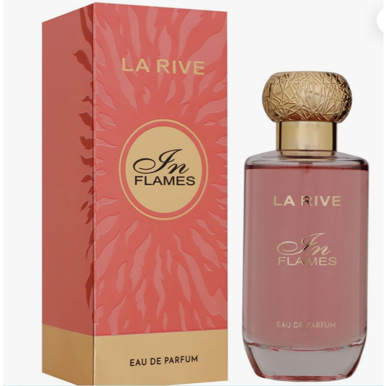 แพ็คเกจใหม่ LA RIVE In flames Eau de Parfum 100 ml น้ำหอมเยอรมันแท้