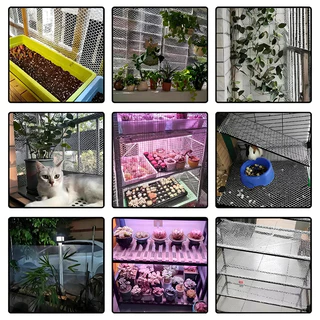 ตาข่ายพลาสติก ตาข่ายล้อมรั้ว ทนแดด หน้ากว้าง 30/50/80/100 ซม. สีขาว [ขนาดตา 0.6/1.2 ซม.]