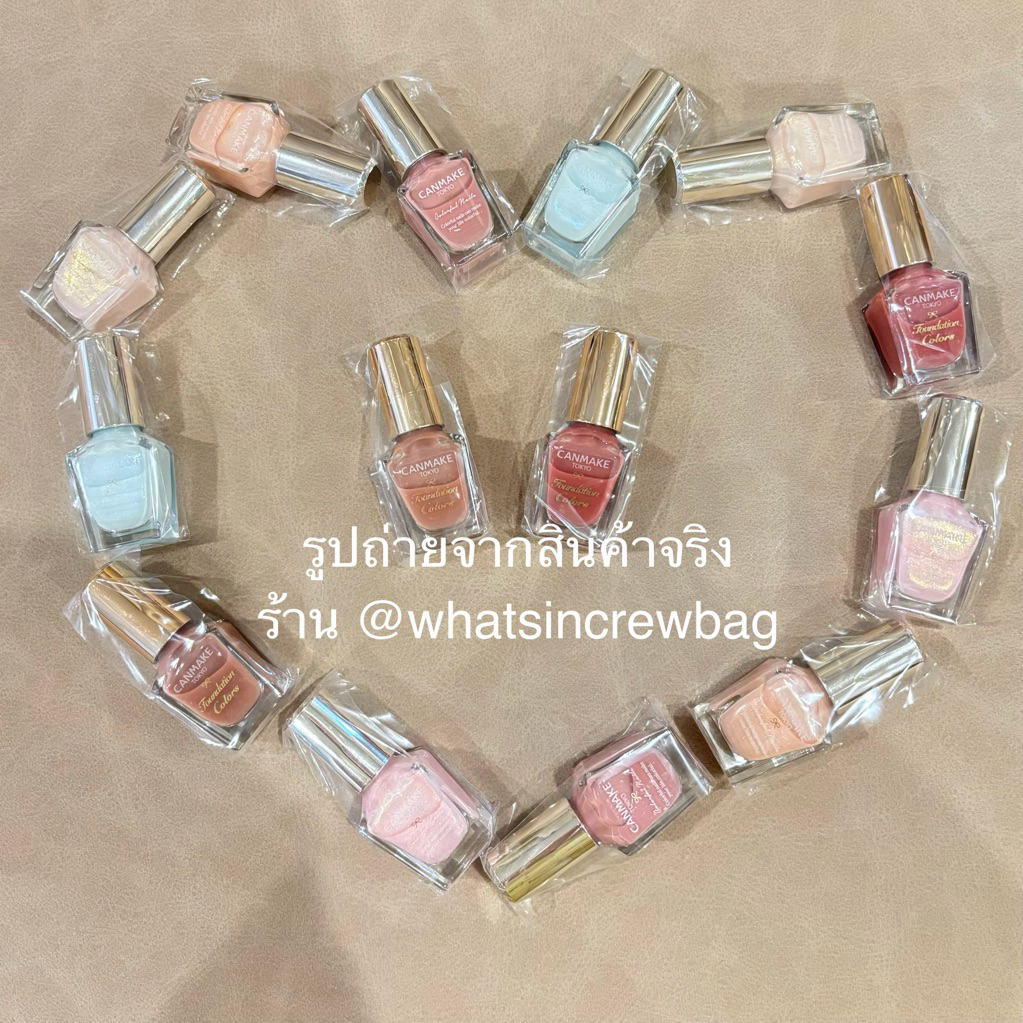 💅 [พร้อมส่ง] สีใหม่2026!/สียอดฮิต ยาทาเล็บ Canmake Colorful Nails / Foundation Colors🌸 เล็บสวยสุขภาพดี ทาง่าย แห้งไว