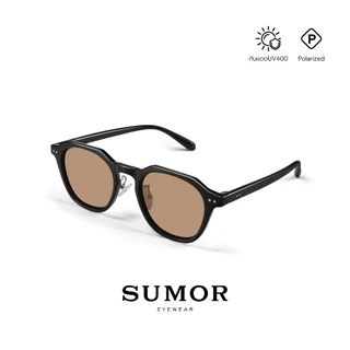SUMOR : (SM02) แว่นกันแดดสไตล์เรียบหรู ผู้หญิง กรอบTR90 สวมใส่สบาย เลนส์ Polarized กันรังสีUV เหมาะท่องเที่ยวและออกแดด
