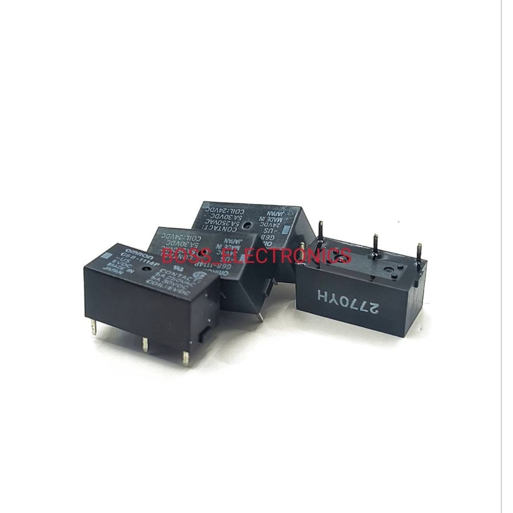 ราคาต่อ 1ตัว   G6B-1114P-US  5VDC 12VDC 24VDC รีเลย์ขาแหลม 4ขา กระแส 5A 250VAC RELAY G6B-1114P 5V 12