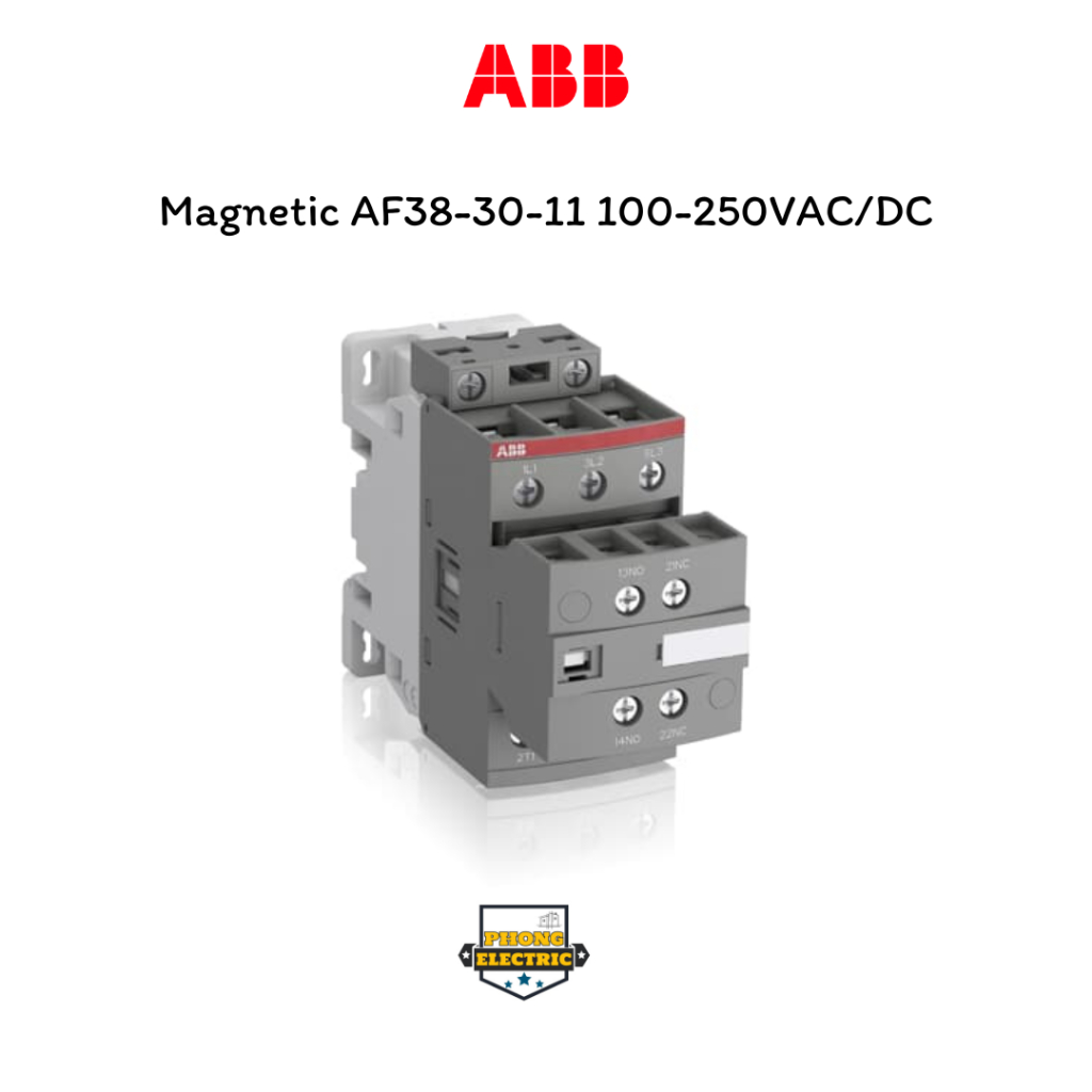 ABB แมกเนติก คอนแทคเตอร์ AF38-30-11 100-250VAC/DC