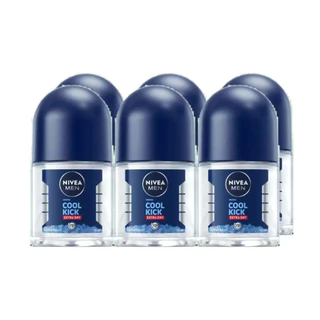 NIVEA Anti-Perspirant Roll On นีเวีย โรลออน ผลิตภัณฑ์ระงับกลิ่นกาย 12 มล. (แพ็ค 6ขวด)
