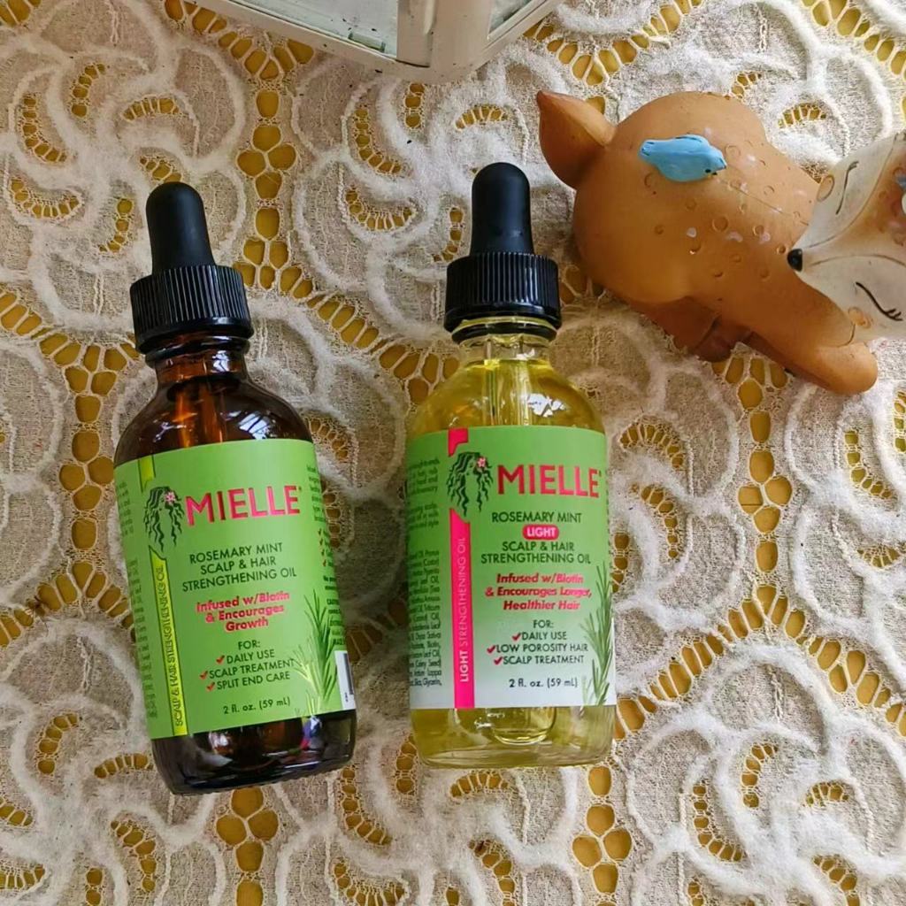 MIELLE Rosemary Mint Scalp & Hair Light Strengthening Oil​ 59ml - นำเข้าจากสหรัฐอเมริกา