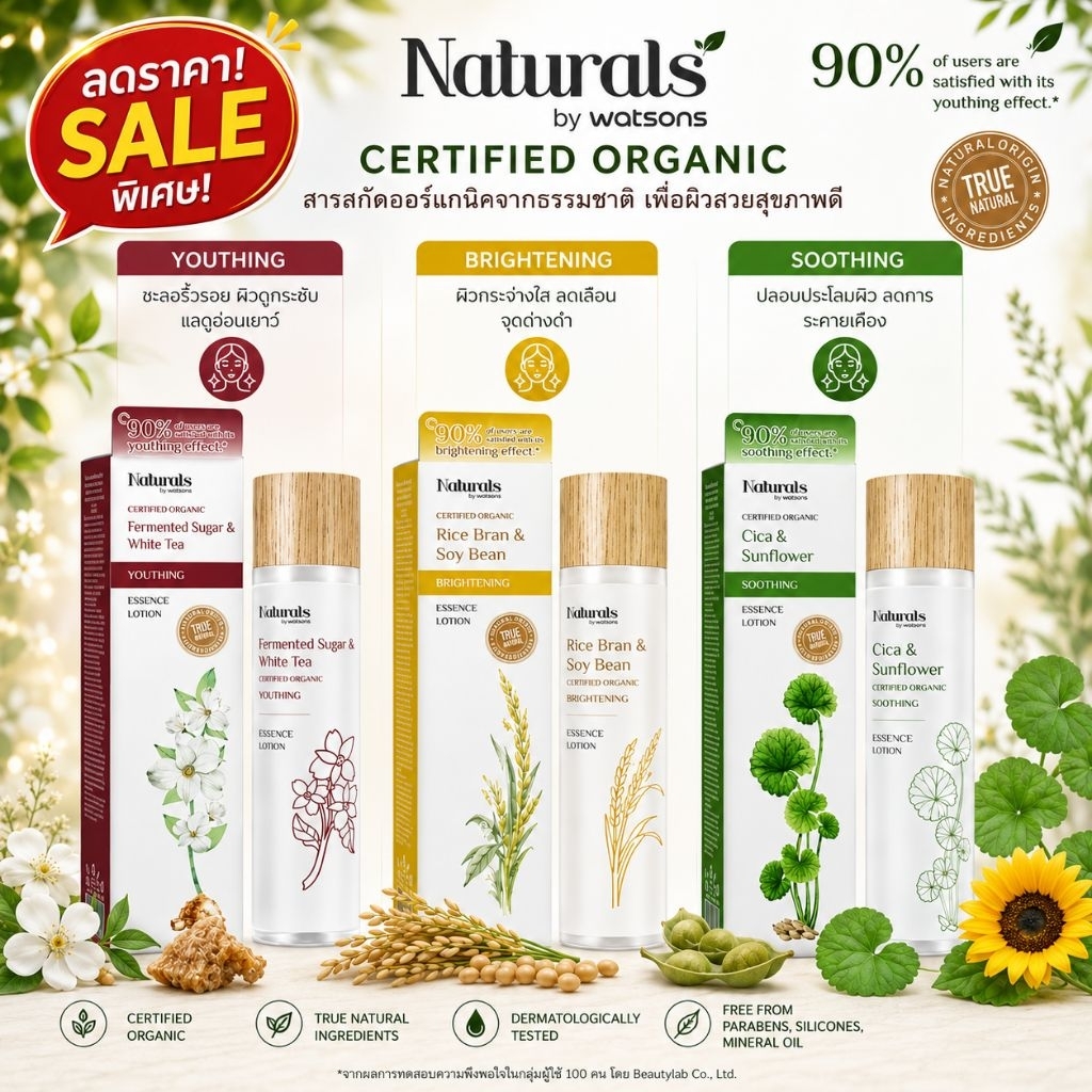 Naturals by Watsons
เนเชอรัล บาย วัตสัน

