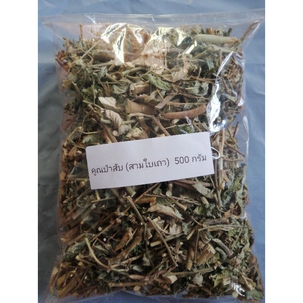 ต้นคูณ​ป่า หรือ สามใบเถา สับตากแห้ง สมุนไพรพื้นบ้าน