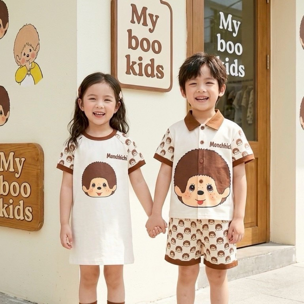 👦🏻ชุดเซ็ต ม่อนชิชิ คู่พี่น้อง👧🏻[พร้อมส่ง]