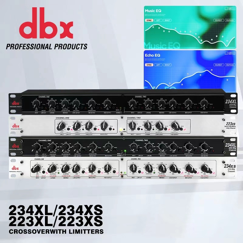 DBX 223XL/234XL/238XL Electronic crossover,เครื่องแยกสัญญาณเสียง, ครอสโอเวอร์ ซับวูฟเฟอร์ stereo,ครอ