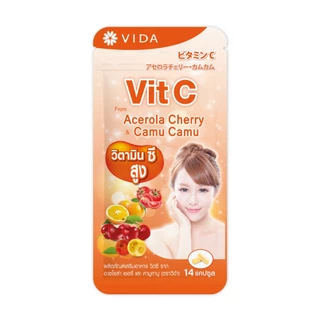 Vit C From Acerola Cherry And Camu-Camu 14 Capsules (วิตซี จาก อะเซโรล่า เชอรี่ และ คามู คามู 14 แคปซูล)