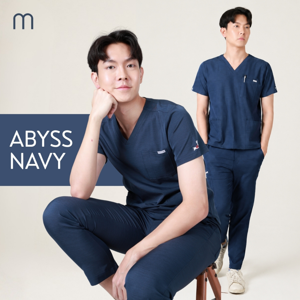 Myth |Men Set - ชุดสครับชาย Abyss Navy
