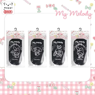 (ขอบิลเบิกรร.ทักแชท)(6คู่ขึ้นไปคู่ละ38)ถุงเท้าลายลิขสิทธิ์ Happi by Carson ลาย Mymelody ข้อสั้นมีกันลื่น