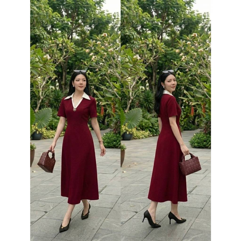 ชุดเดรส ออกแนวลุคคุณหนู ใส่ออกงาน #G-929.2