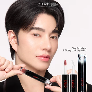 [ส่งทันที] ลิปแมทกระจกน้องฉัตร CHAT Pro Matte & Glossy Lock Liquid Lip