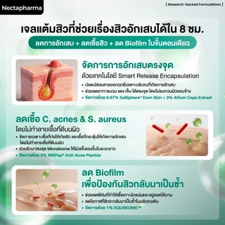 Nectapharma SOS Acne Spot Gel เนคตาฟาร์มา เอสโอเอส แอคเน่ สปอต เจล
