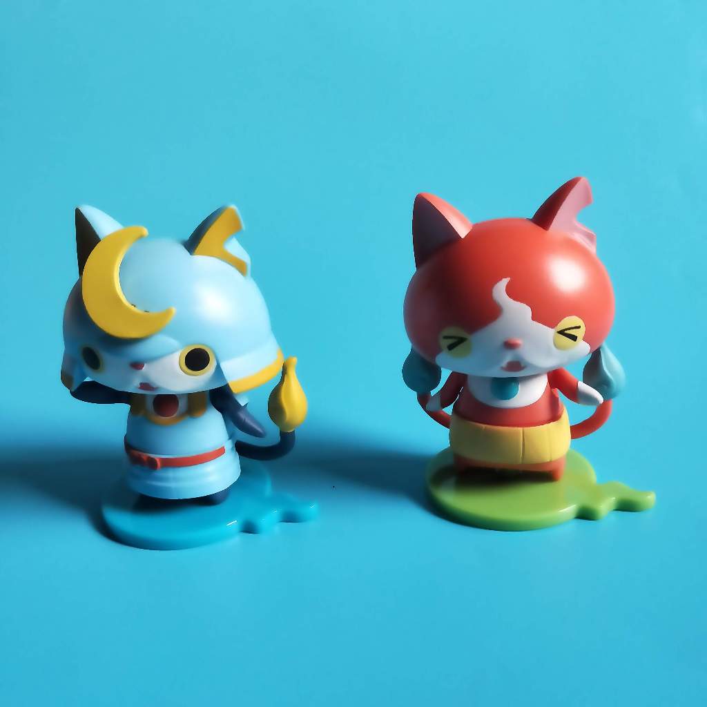 โมเดล Yokai Watch Action DX Figure จิบะเนี้ยน & โชกุนเนี้ยน (Jibanyan & Shogunyan) ฟิกเกอร์สะสม งานส
