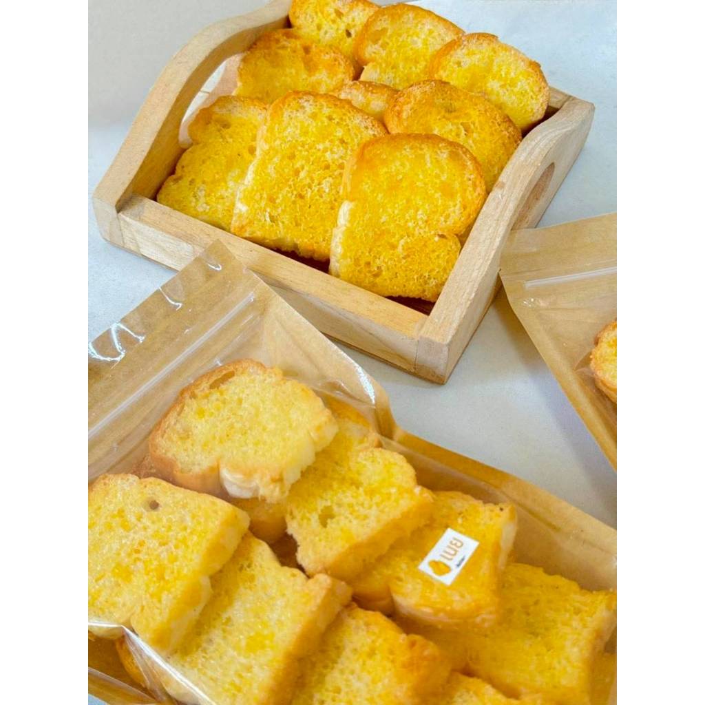 ขนมปังกรอบราดเนย🧁 กรอบอร่อย หอมเนยเต็มคำ 100 กรัม