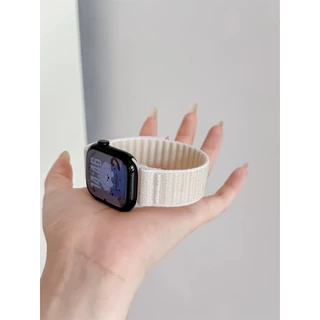 พร้อมส่ง สายผ้า Nylon ขนนุ่น ใช้ได้กับ Smart Watch 11 10 9 8 7 6 5 4 3 2 1 Se Ultra CD5GPro AI11 H26mini CO10mini WS11