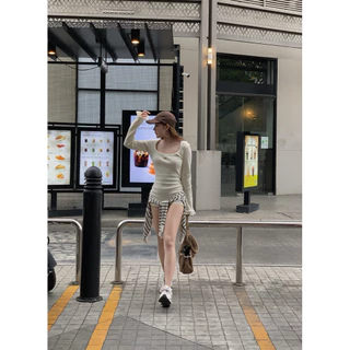 APRIL BODYSUIT 🌞💌 เสื้อบอดี้สูทแขนยาว สั้นมาก โชว์ก้น Unigam