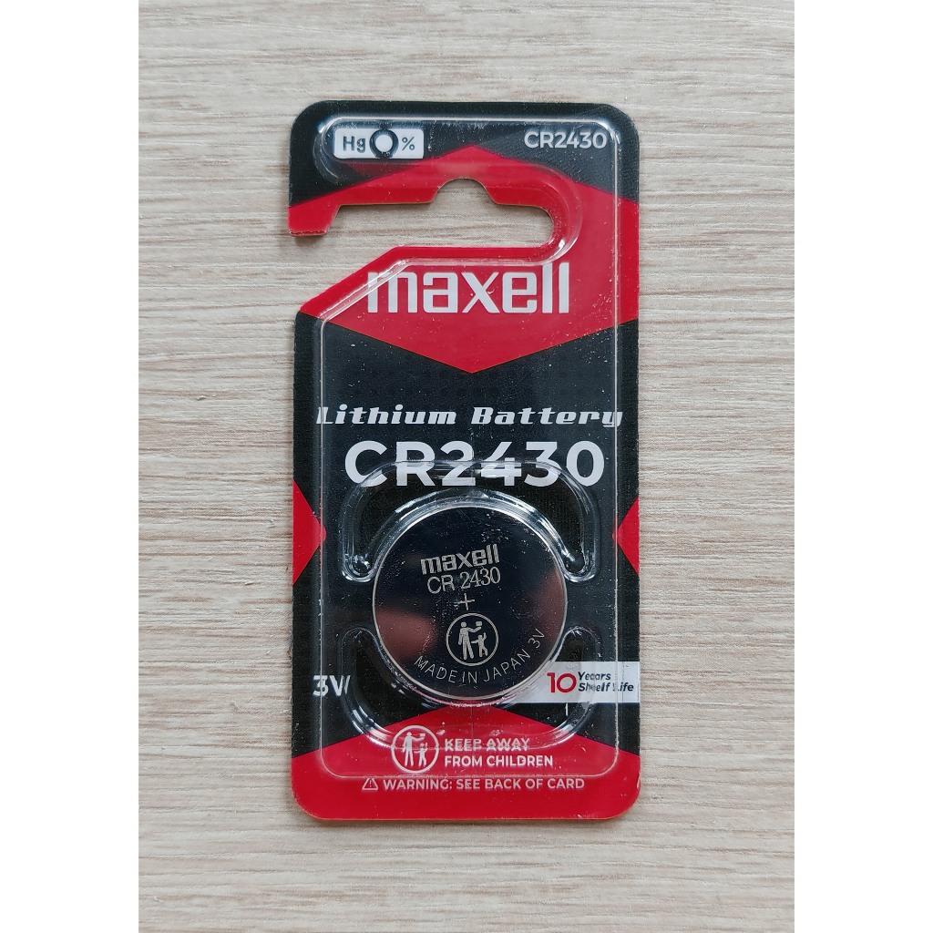 🔘 ถ่านกระดุม CR2430 Maxell CR2430 🔘