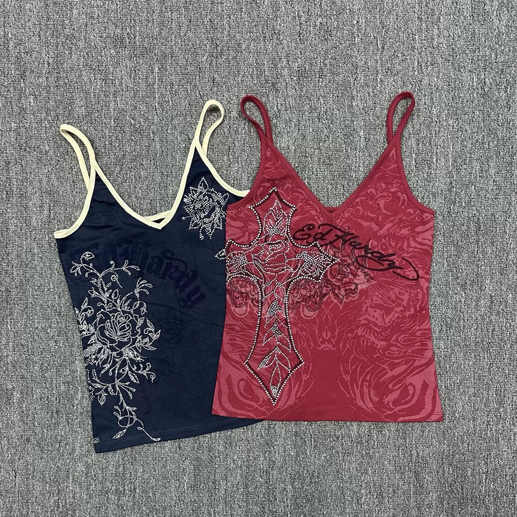 เสื้อสายเดี่ยว Ed Hardy เสื้อกล้าม พร้อมส่งในไทย มือ 1