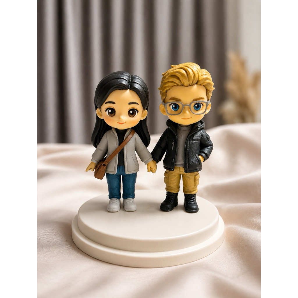 Custom Chibi Figure / Art Toy จากรูปของคุณ เปลี่ยนรูปธรรมดา ให้กลายเป็นโมเดลสุดน่ารัก ชิ้นเดียวในโลก