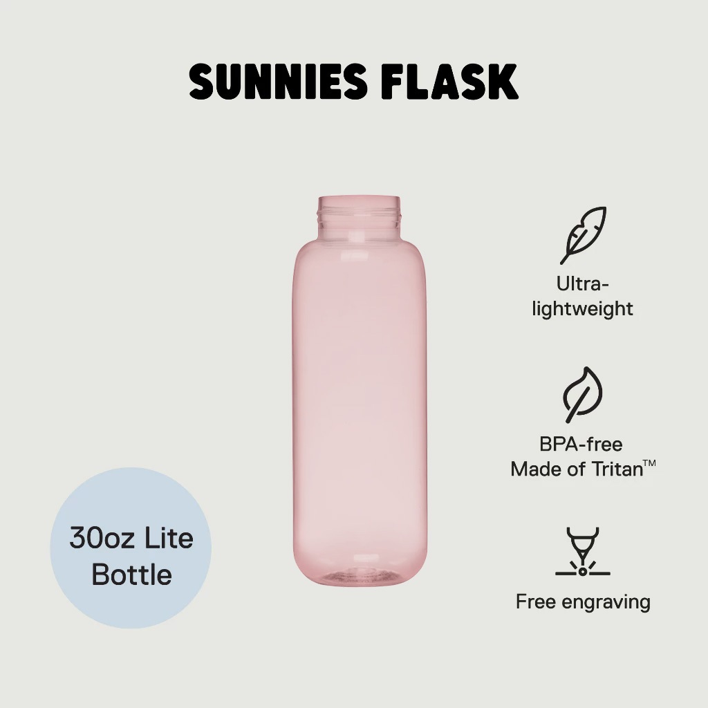 Sunnies Flask 30oz Lite Bottle (กระบอกน้ำทัมเบลอร์ Tritan น้ำหนักเบา)