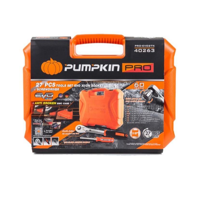 PUMPKIN ชุดลูกบล๊อก 1/2 นิ้ว 27 ตัว รุ่น 40263/PRO-EVO27X