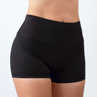 SEAMLESS BUTT HUGGERS WITH POCKET - BLACK 2.5 นิ้ว กางเกงออกกำลังกายขาสั้นผู้หญิง