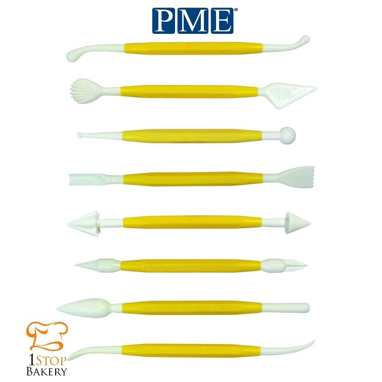 PME BK123 Modelling Tools Set/8 / อุปกรณ์งานฟองดอง