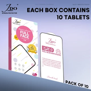 （ราคาส่ง 10in1）ฟิล์มกระจก สำหรับiPhoneแบบเต็มจอจอ JDo 17 PRO MAX 13 PRO A9 2020