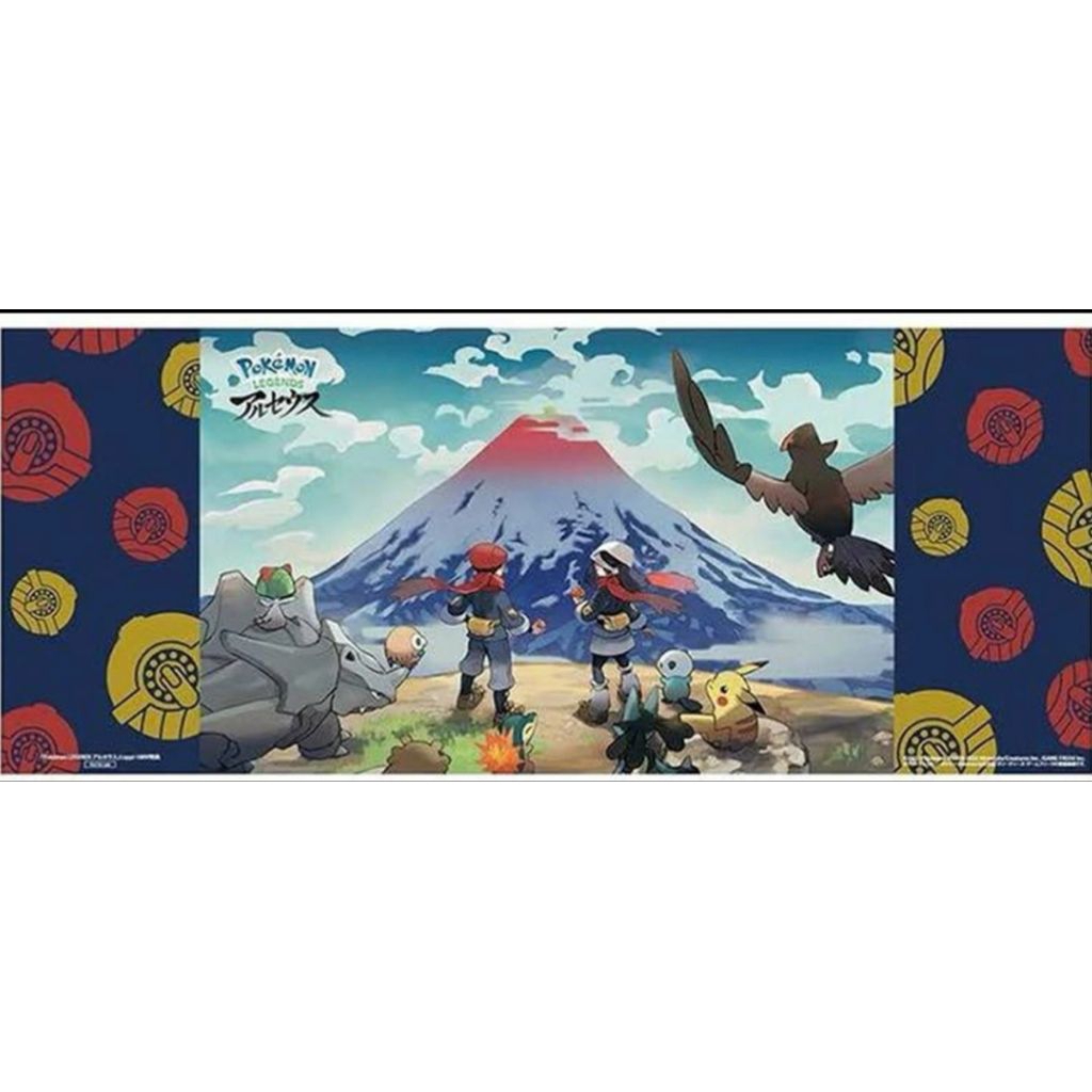 🇯🇵 [Rare!] ผ้า Tenugui ลาย Pokémon Legends: Arceus ลิขสิทธิ์แท้ Amazon Japan Bonus