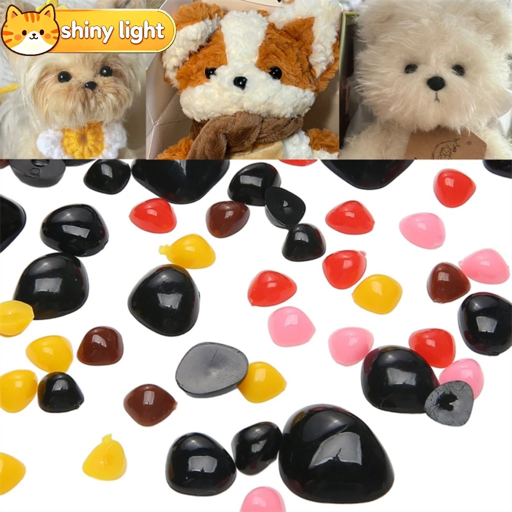 จมูกตุ๊กตาสัตว์อะคริลิกทรงสามเหลี่ยม อุปกรณ์ DIY งานแฮนด์เมด ทำตุ๊กตา สัตว์น่ารัก งานฝีมือ