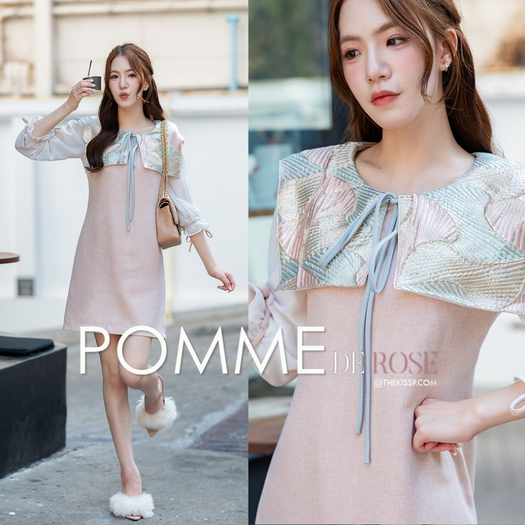 ICECREAM POMME DE ROSE' dress (special COLLECTION)
