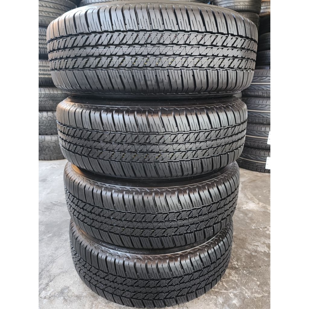 ราคาต่อชุด (4เส้น) ยางถอดป้ายแดง 255 65R17 Bridgestone Duler ht 684ll  ปี26
