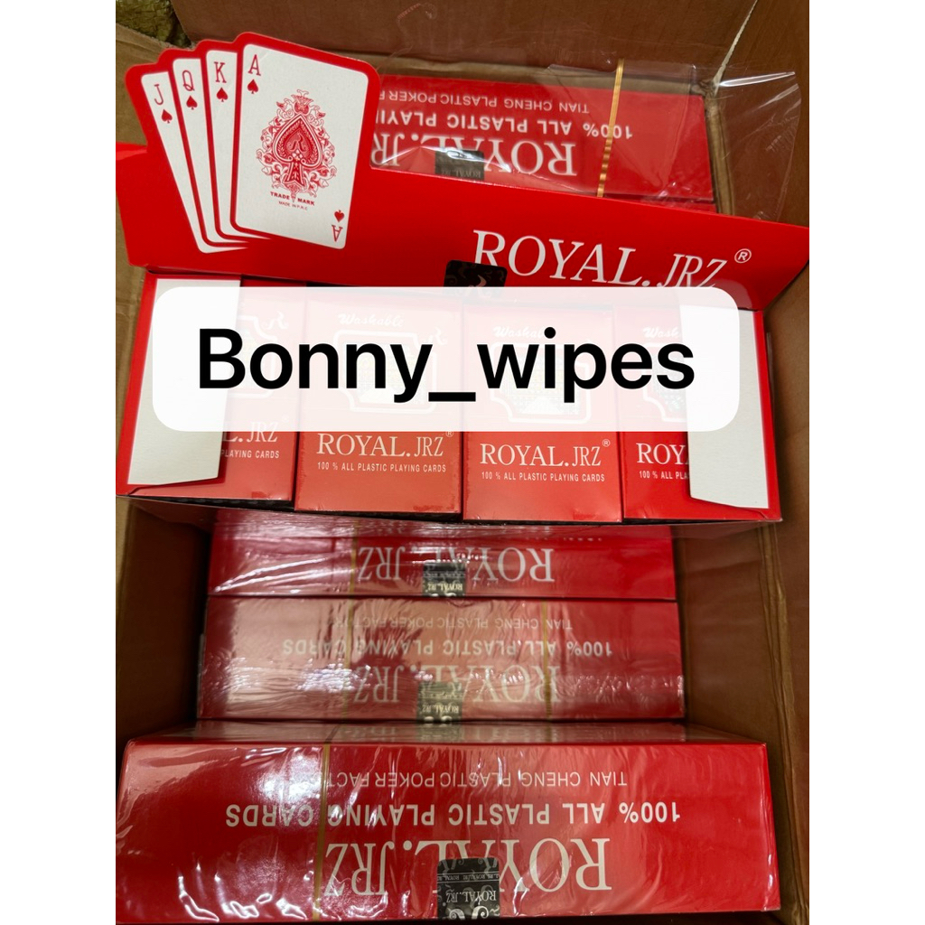 พร้อมส่ง 12 สำรับ พลาสติก royal.กล่องแดง ขอบขาว อย่างดี สุดฮิต