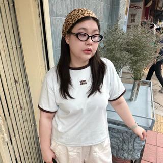 Ringer Tee (ผ้า Extrasoft) เสื้อยืดแต่งขอบ Wendystore19