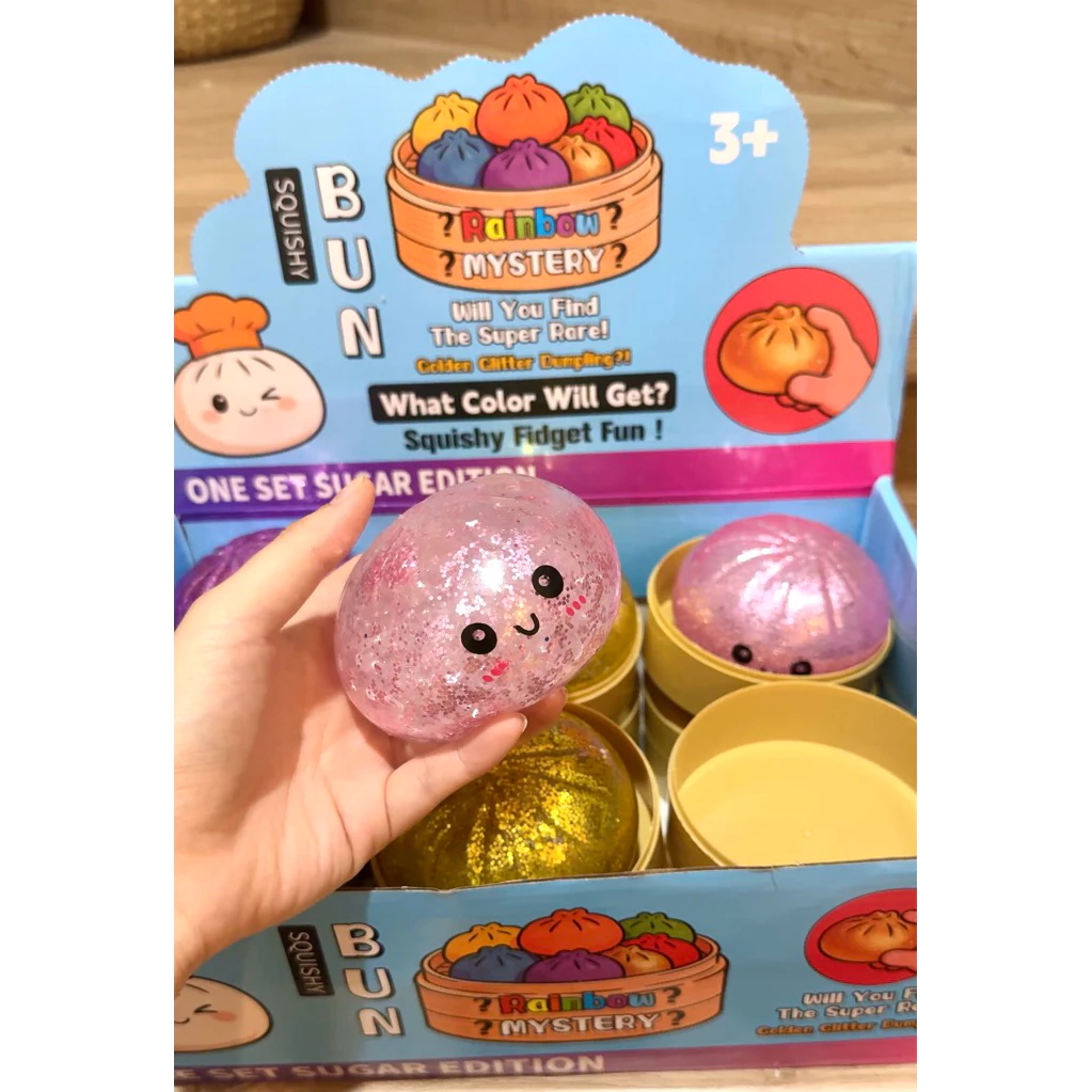 พร้อมส่งในไทยของเล่นมาใหม่ 🍞 สกุชชี่นุ่มเด้ง ซาลาเปาหนุบหนับ ของเล่นสุดคิ้วท์ บีบเล่นเพลินๆ น่ารักมาก